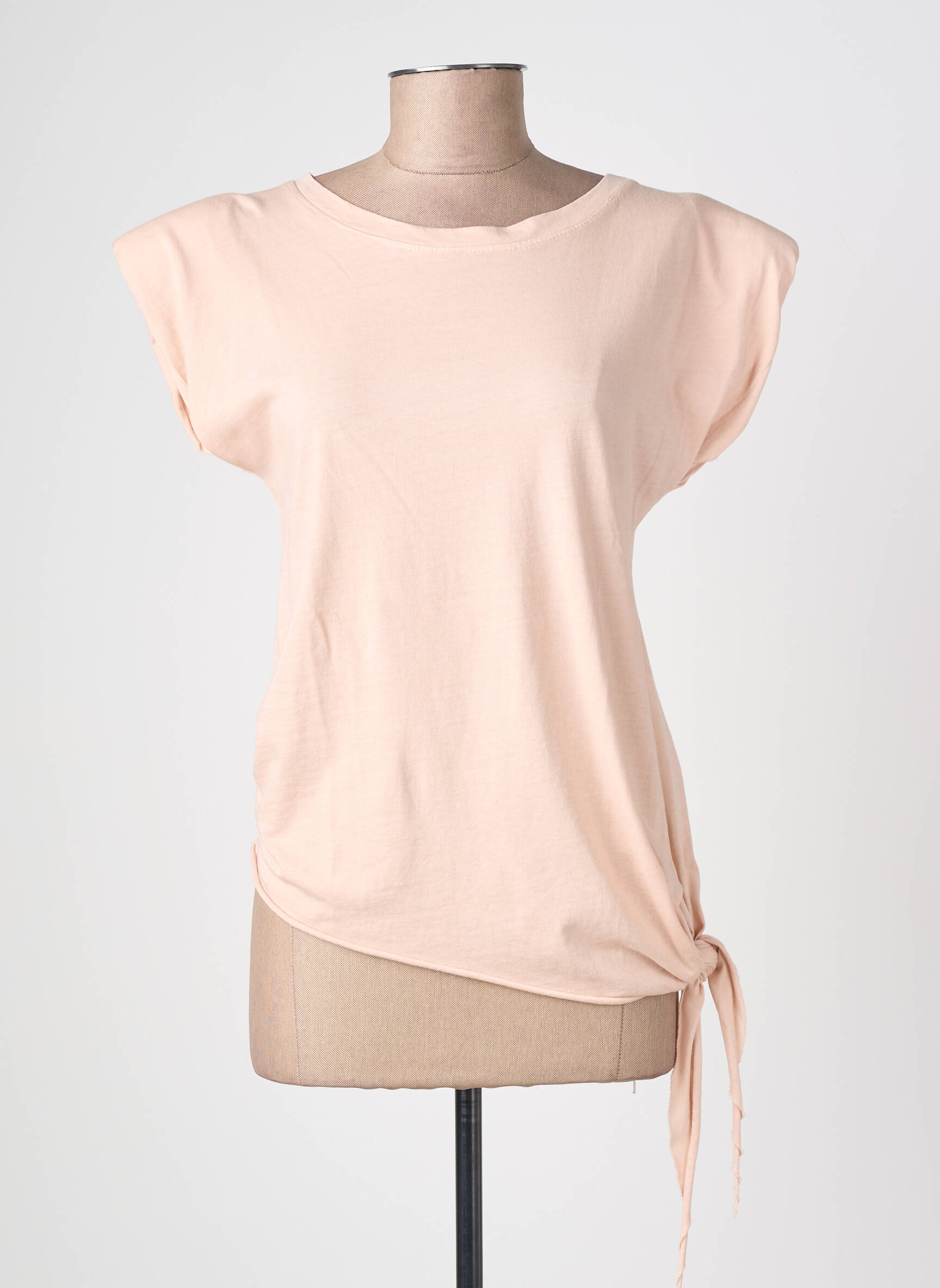Top stretch manches courtes rose DREAM VALLEY femme
