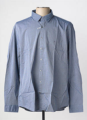 Chemise manches longues imprimé fantaisie bleu CALVIN KLEIN homme