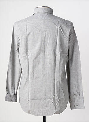 Chemise manches longues coupe cintrée gris CALVIN KLEIN homme