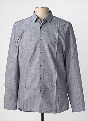 Chemise manches longues coupe cintrée bleu CALVIN KLEIN homme