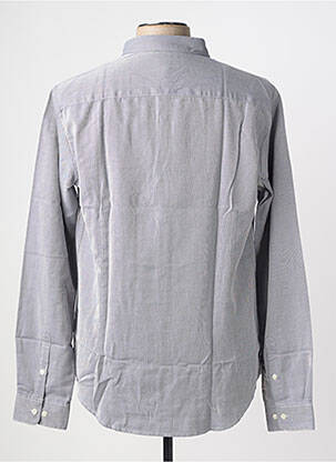 Chemise manches longues coupe cintrée bleu ARMANI homme