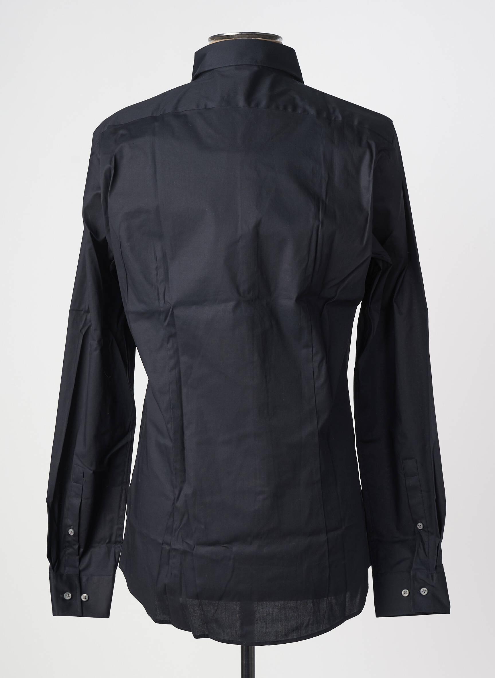 Chemise manches longues coupe cintrée noir STRELLSON homme