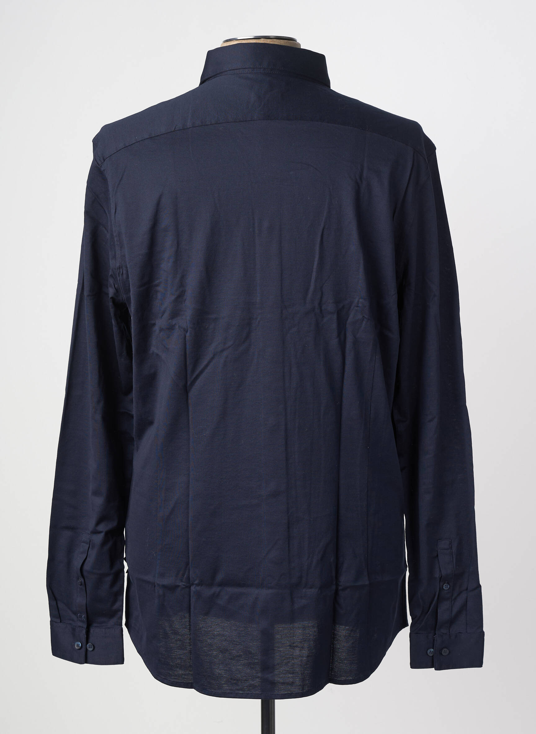 Chemise manches longues coupe cintrée bleu CALVIN KLEIN homme