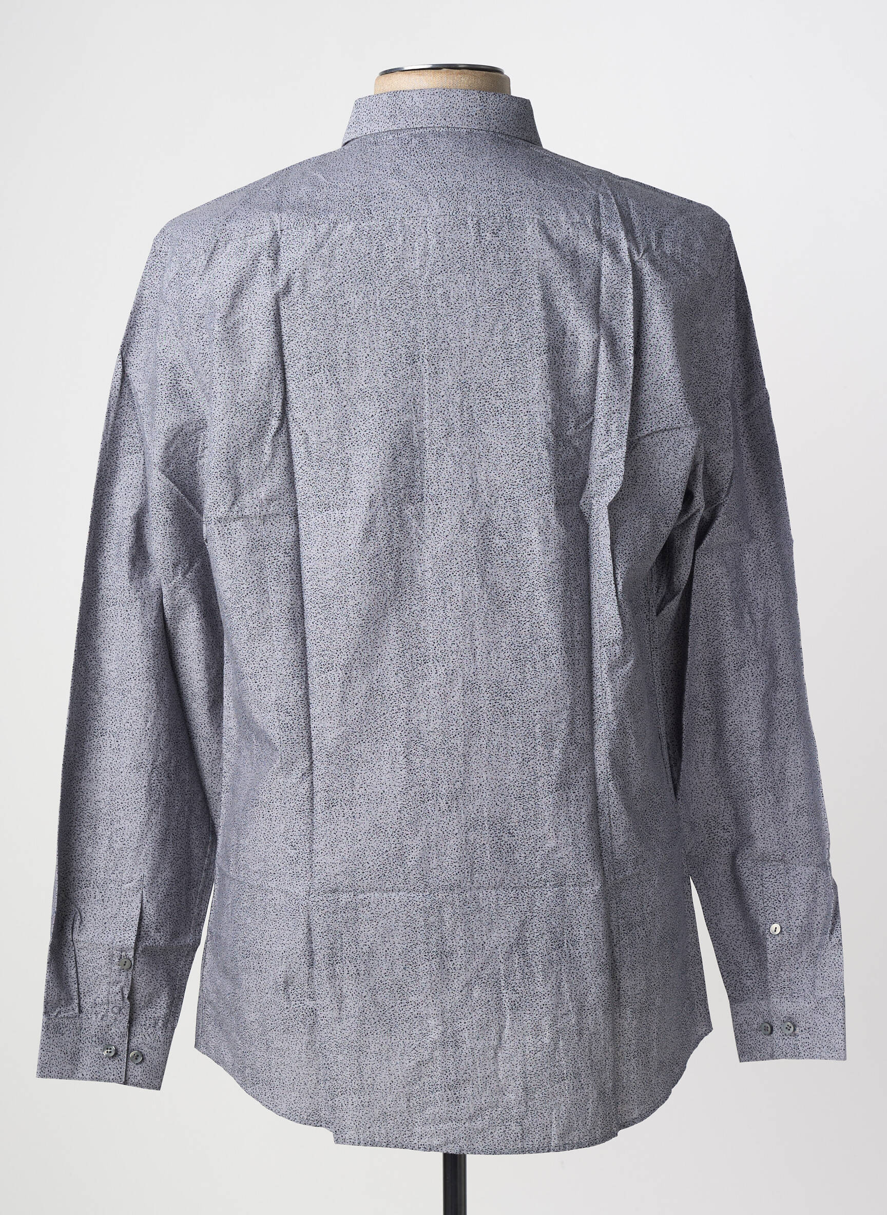 Chemise manches longues coupe cintrée bleu CALVIN KLEIN homme