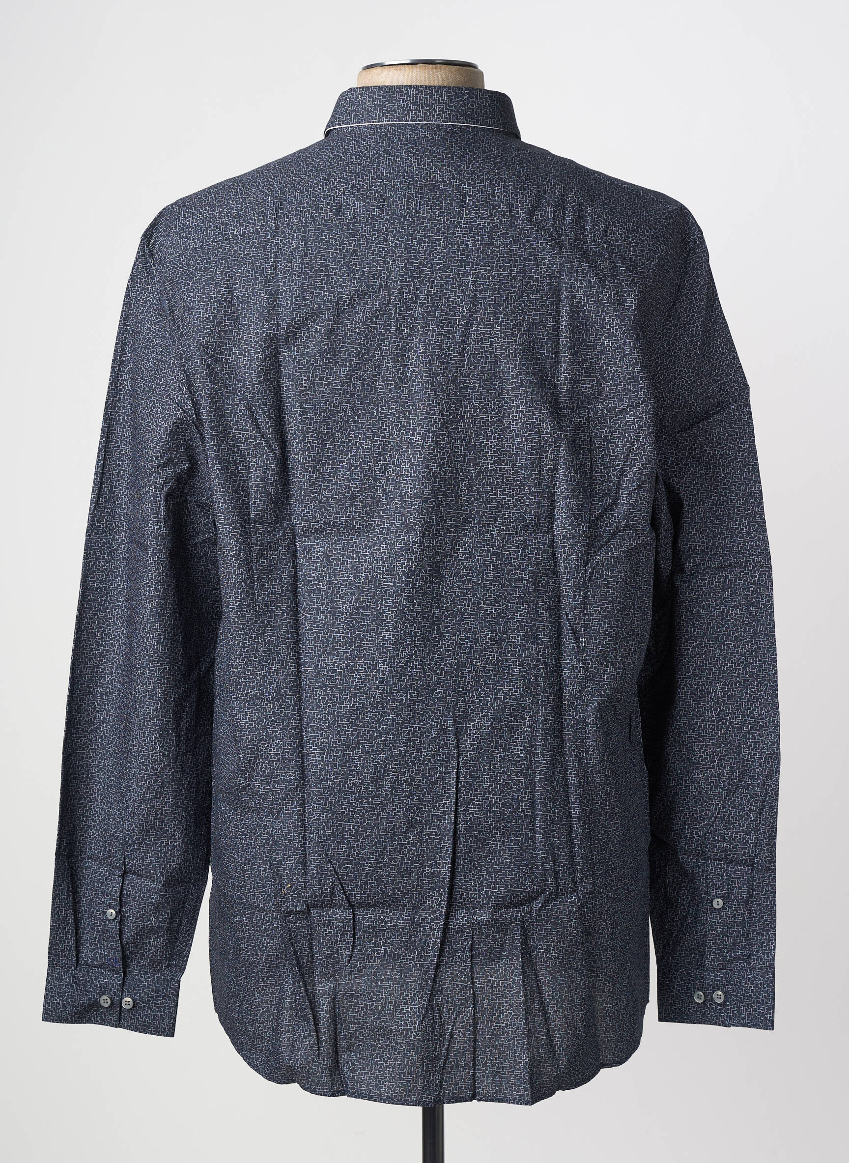 Chemise manches longues imprimé fantaisie noir CALVIN KLEIN homme