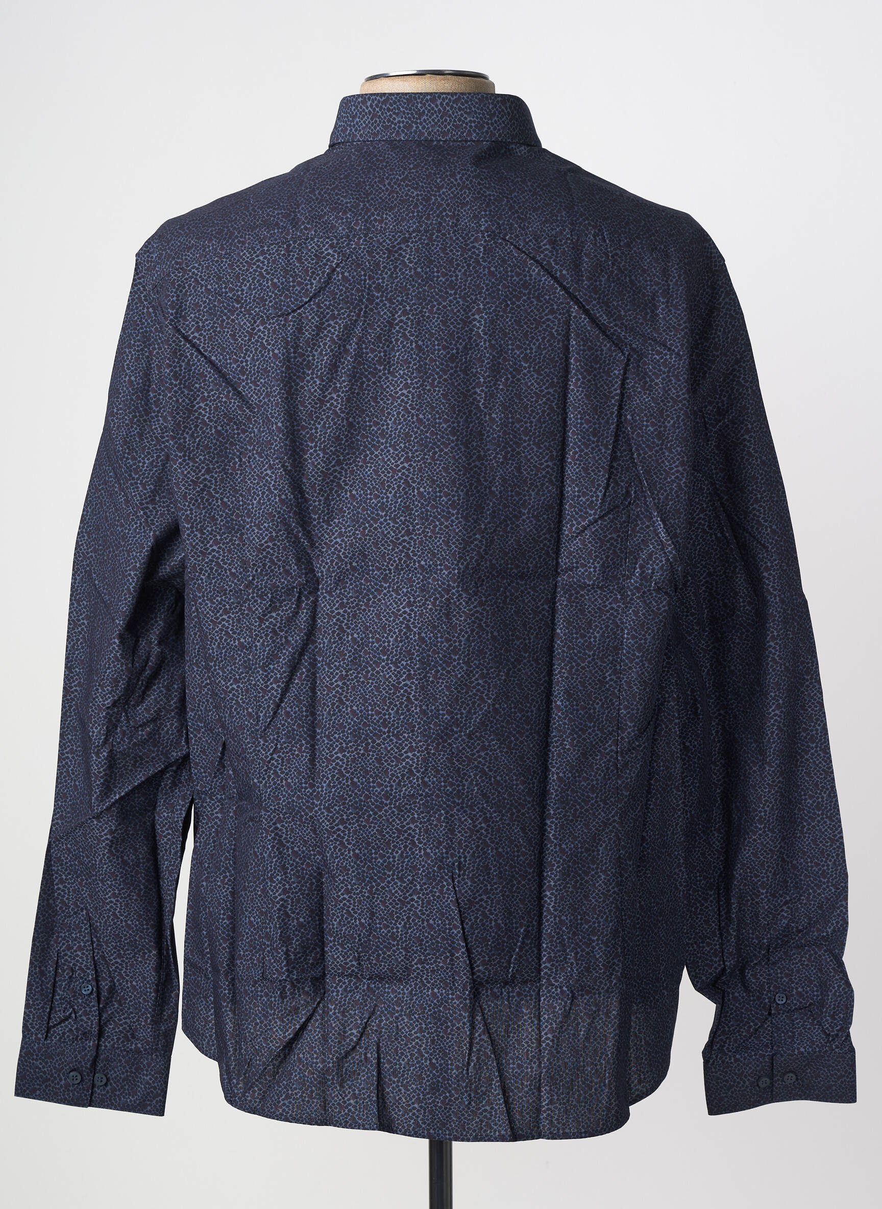 Chemise manches longues coupe cintrée noir CALVIN KLEIN homme