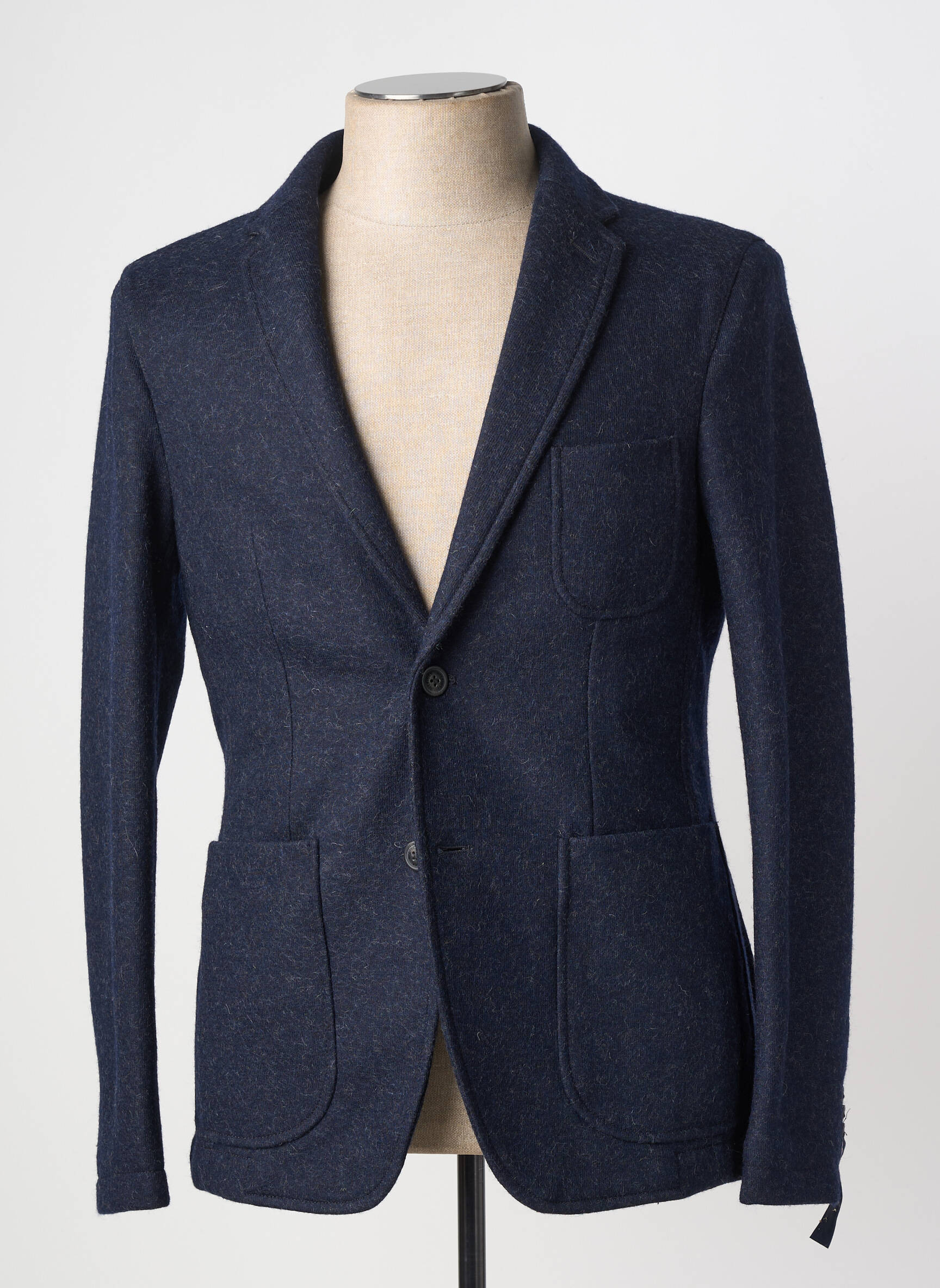 Blazer tissage chiné bleu TOMMY HILFIGER homme