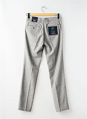 Pantalon slim tissage chiné taille haute gris TOMMY HILFIGER homme