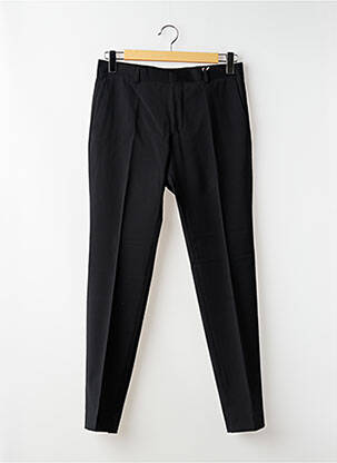 Pantalon slim taille à pinces taille normale noir CALVIN KLEIN homme