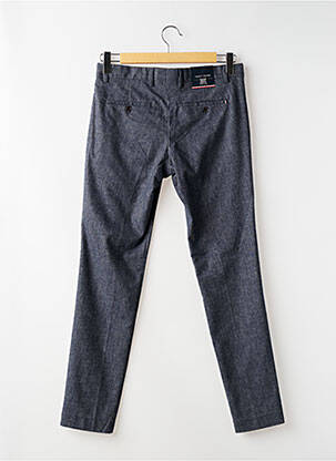 Pantalon slim tissage chiné taille normale bleu TOMMY HILFIGER homme