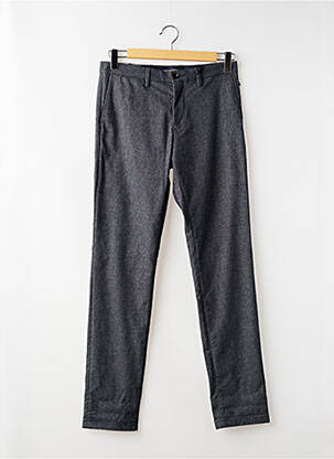Pantalon slim tissage chiné taille basse bleu TOMMY HILFIGER homme