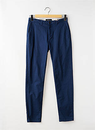 Pantalon chino tissage popeline taille normale bleu SCOTCH & SODA homme