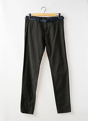 Pantalon chino tissage popeline taille normale vert SCOTCH & SODA homme