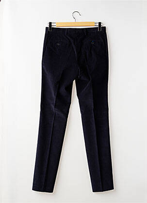 Pantalon chino fermeture zippée sous rabat avec crochet taille normale bleu KENZO homme