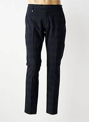 Pantalon chino fermeture zippée sous rabat avec crochet taille normale bleu ANTONY MORATO homme