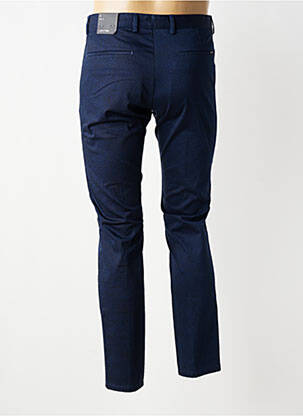 Pantalon chino fermeture zippée sous rabat avec crochet taille normale bleu CALVIN KLEIN homme