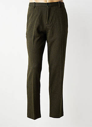 Pantalon chino tissage chiné taille normale vert SCOTCH & SODA homme