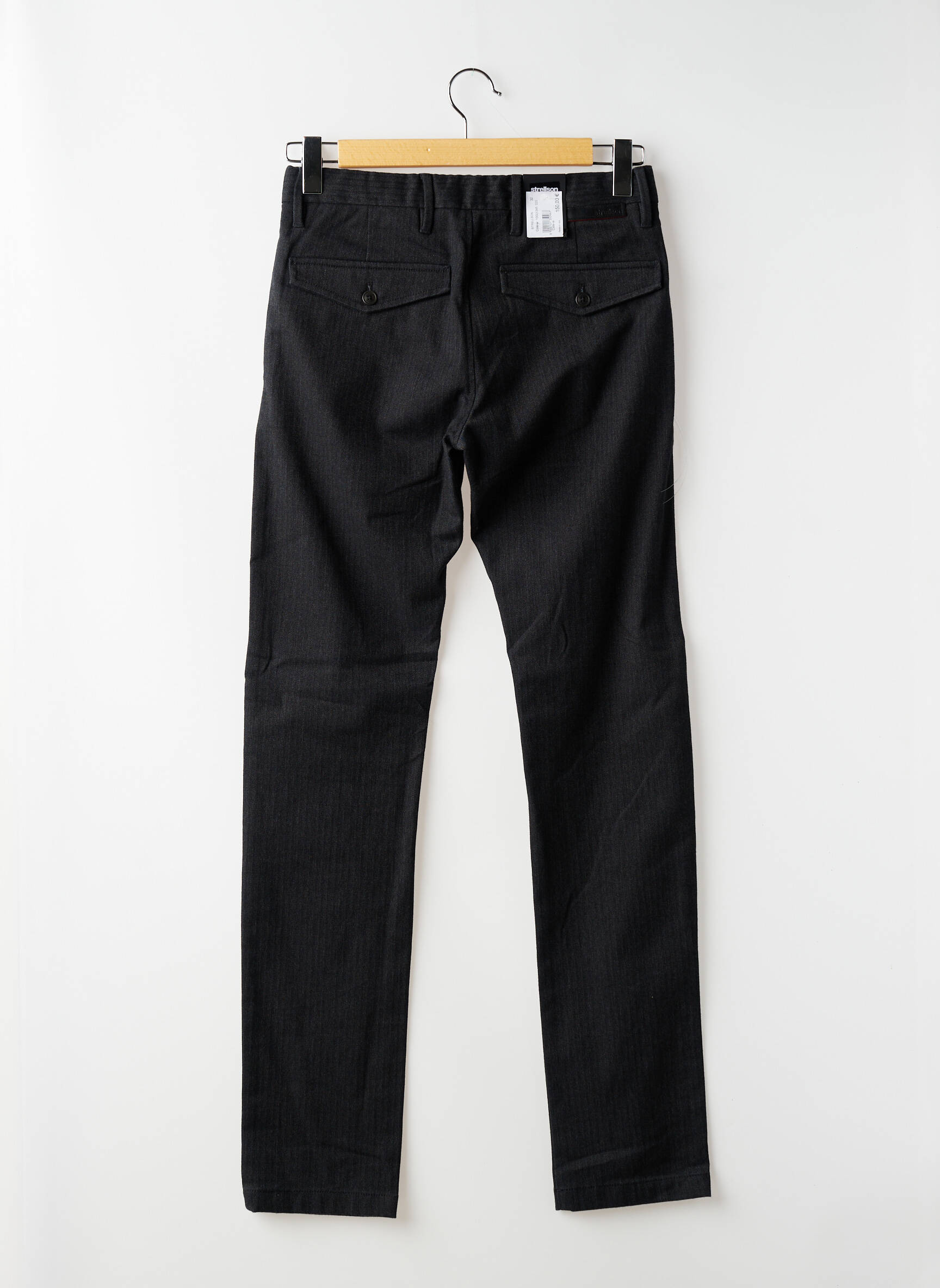 Pantalon slim tissage chiné taille normale gris STRELLSON homme