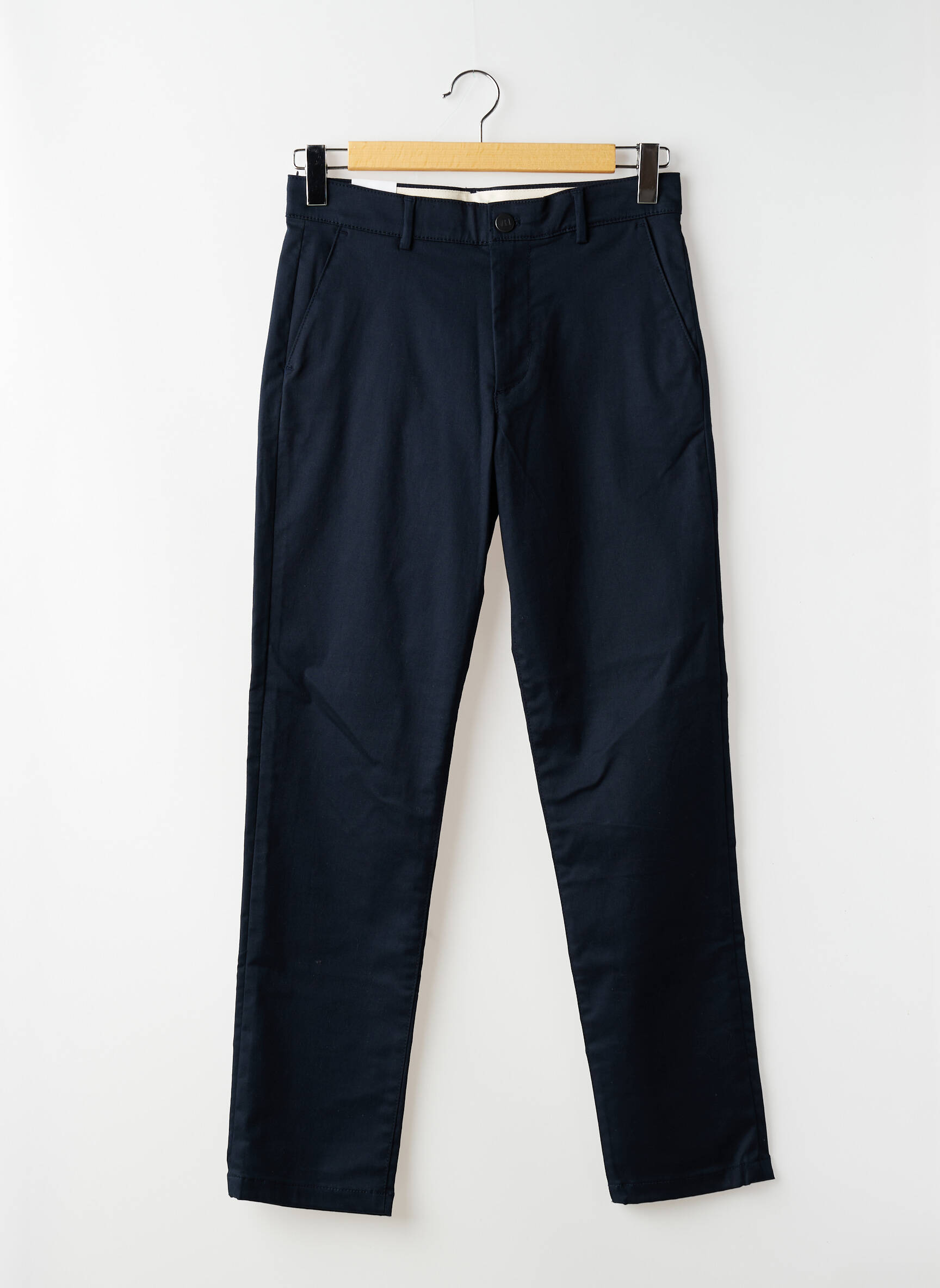 Pantalon chino bio taille normale bleu SELECTED homme