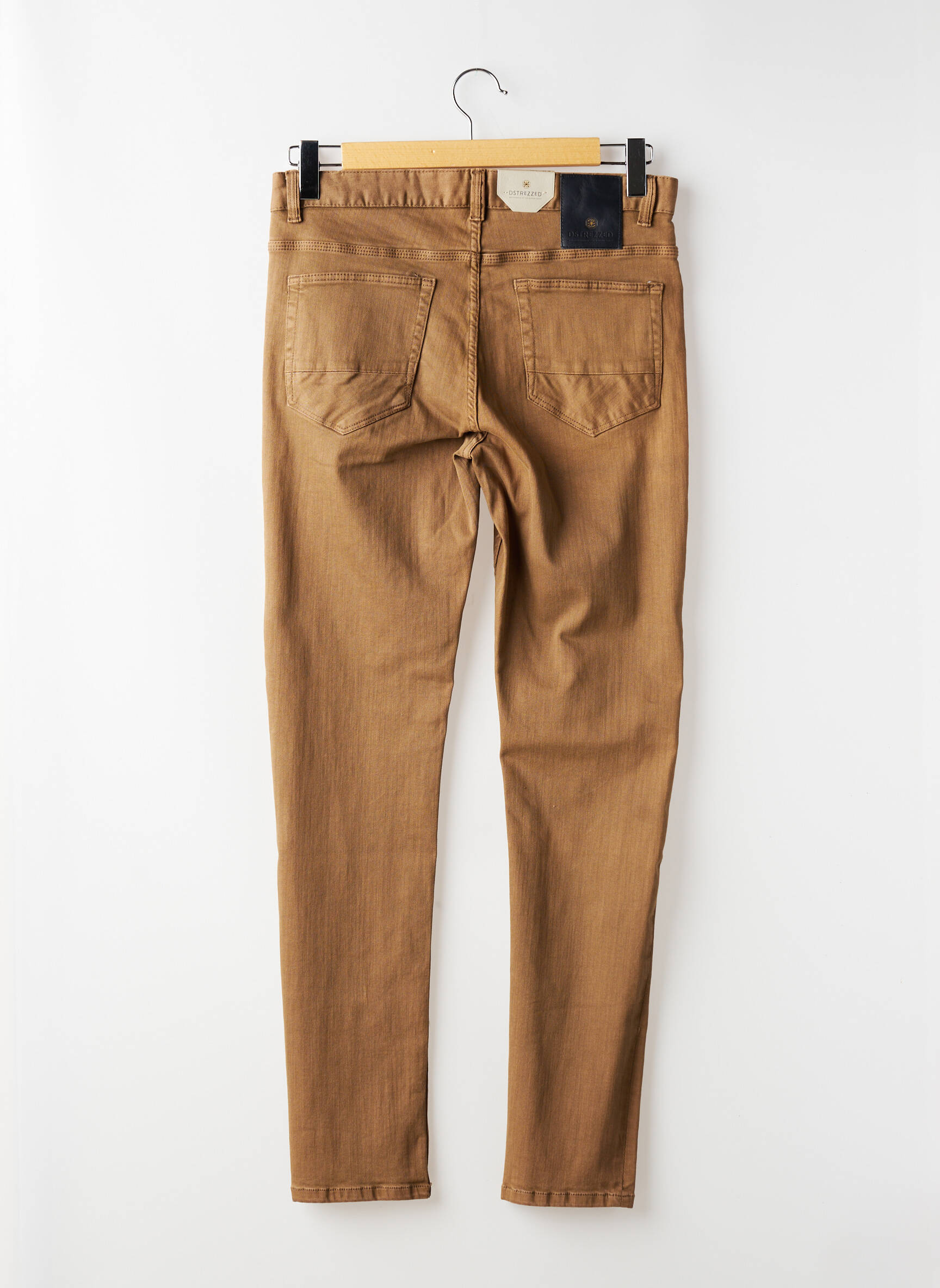 Jeans coupe slim stretch taille normale marron DSTREZZED homme