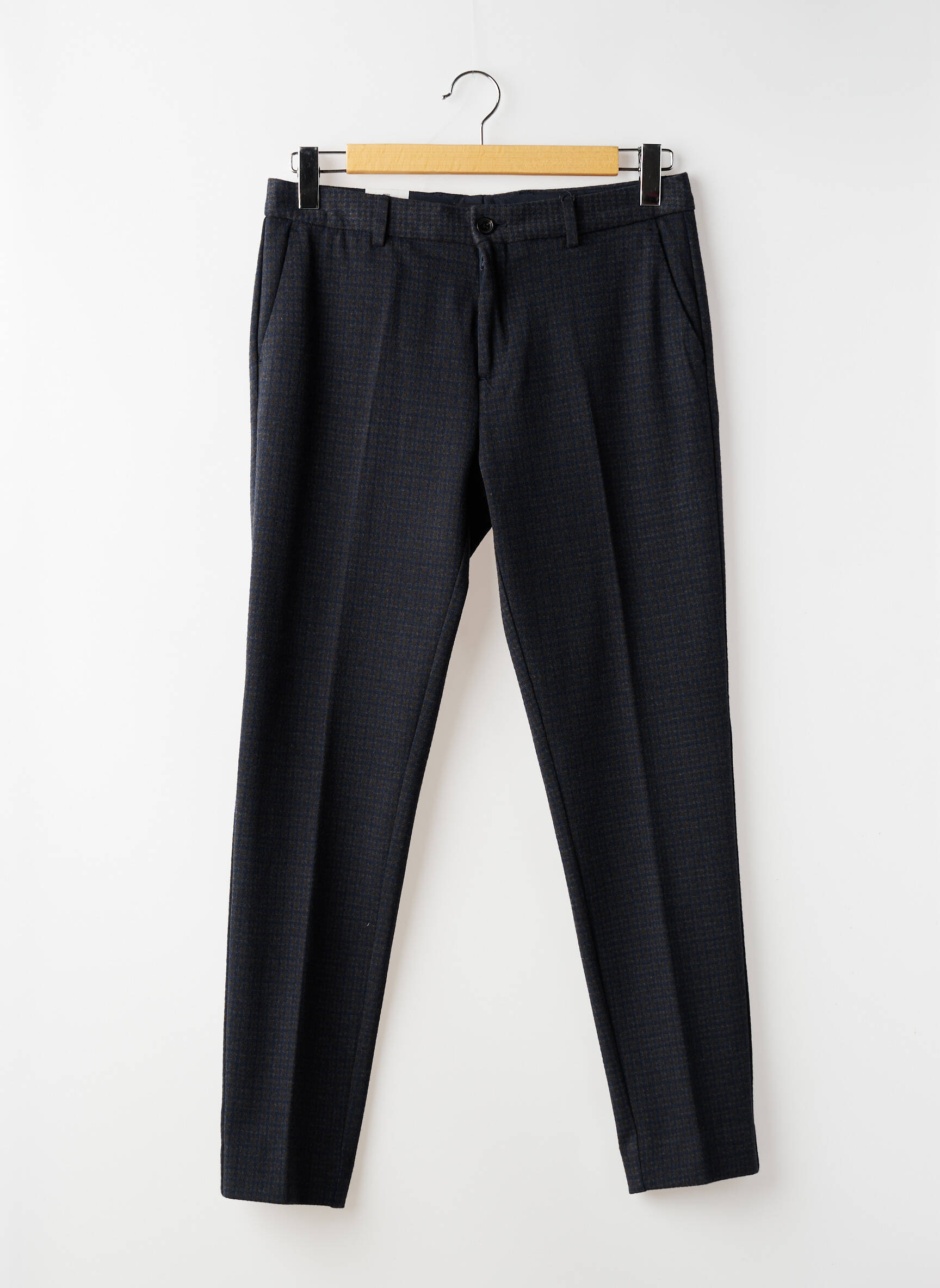 Pantalon slim tissage chiné taille normale bleu SCOTCH & SODA homme