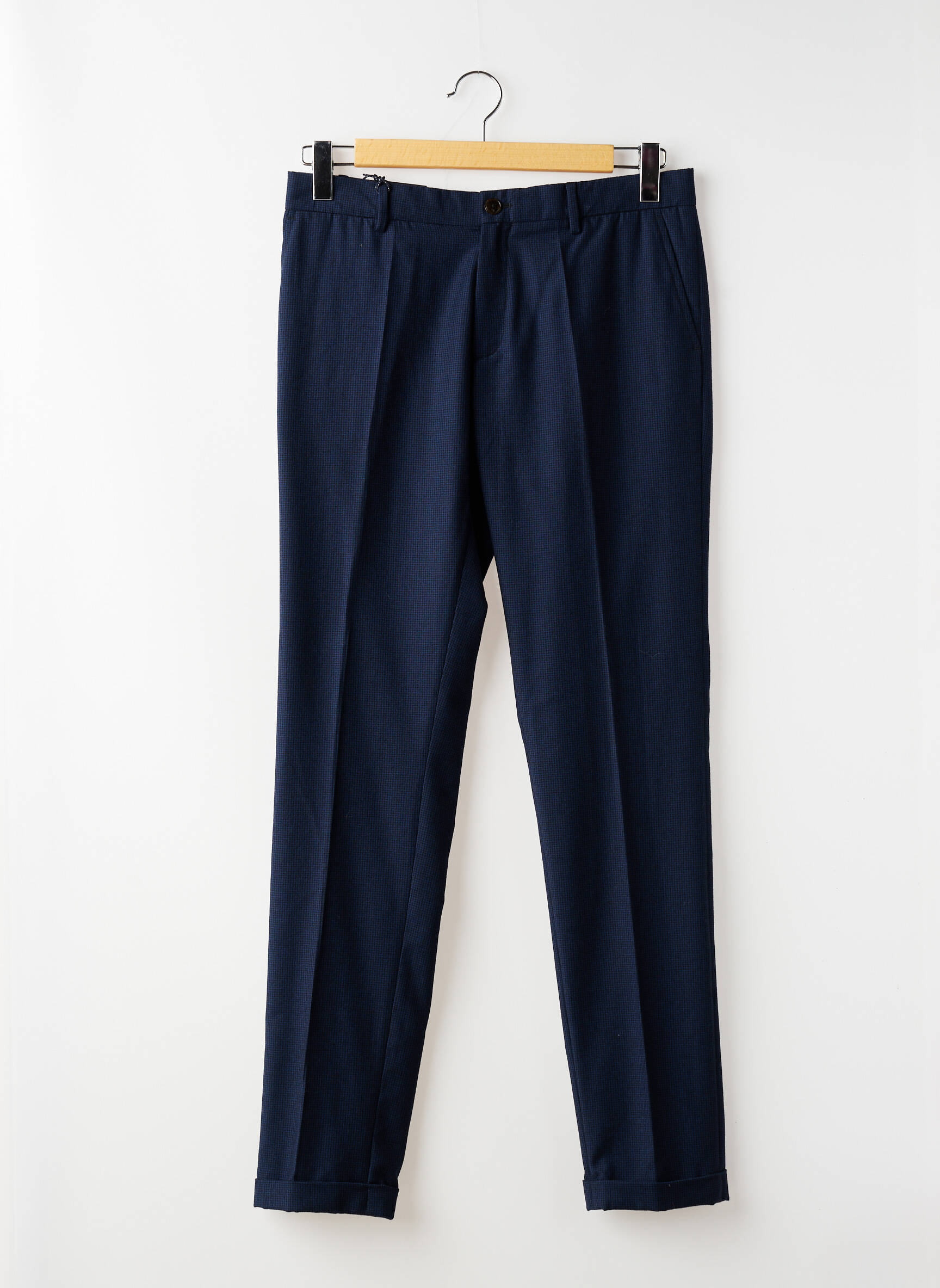Pantalon chino tissage chiné taille normale bleu SCOTCH & SODA homme