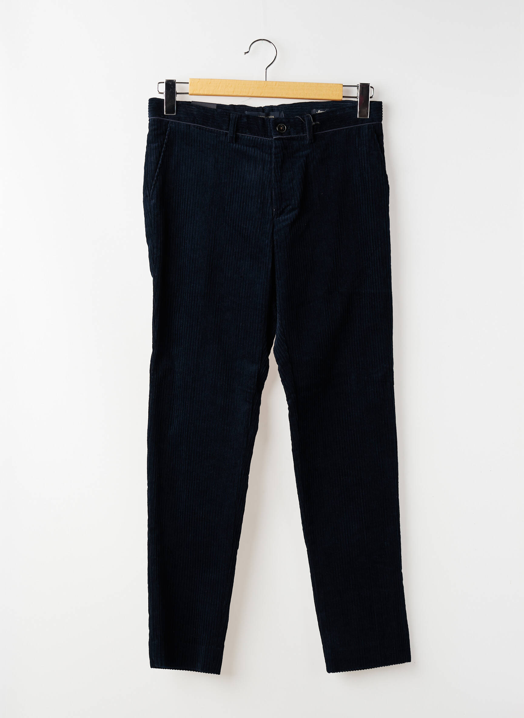 Pantalon chino stretch taille normale bleu SCOTCH & SODA homme