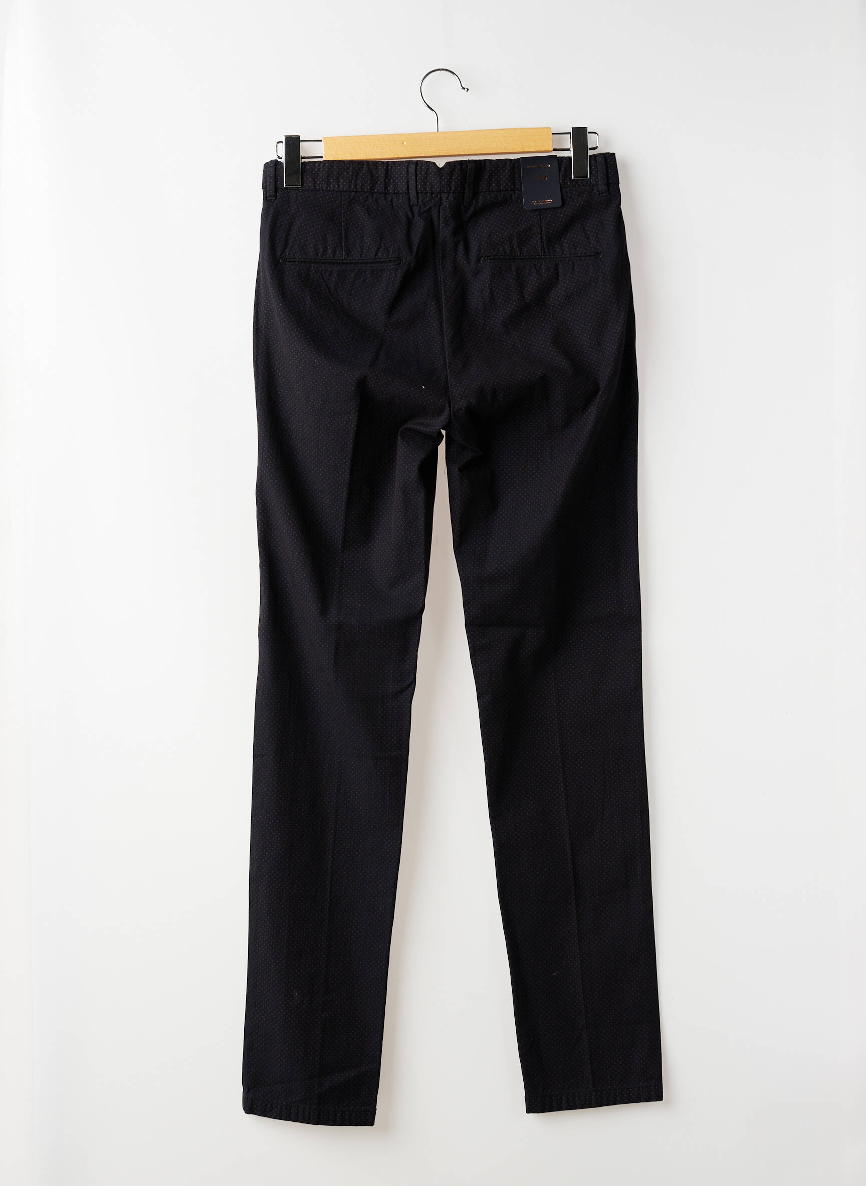 Pantalon chino tissage popeline taille basse noir SCOTCH & SODA homme