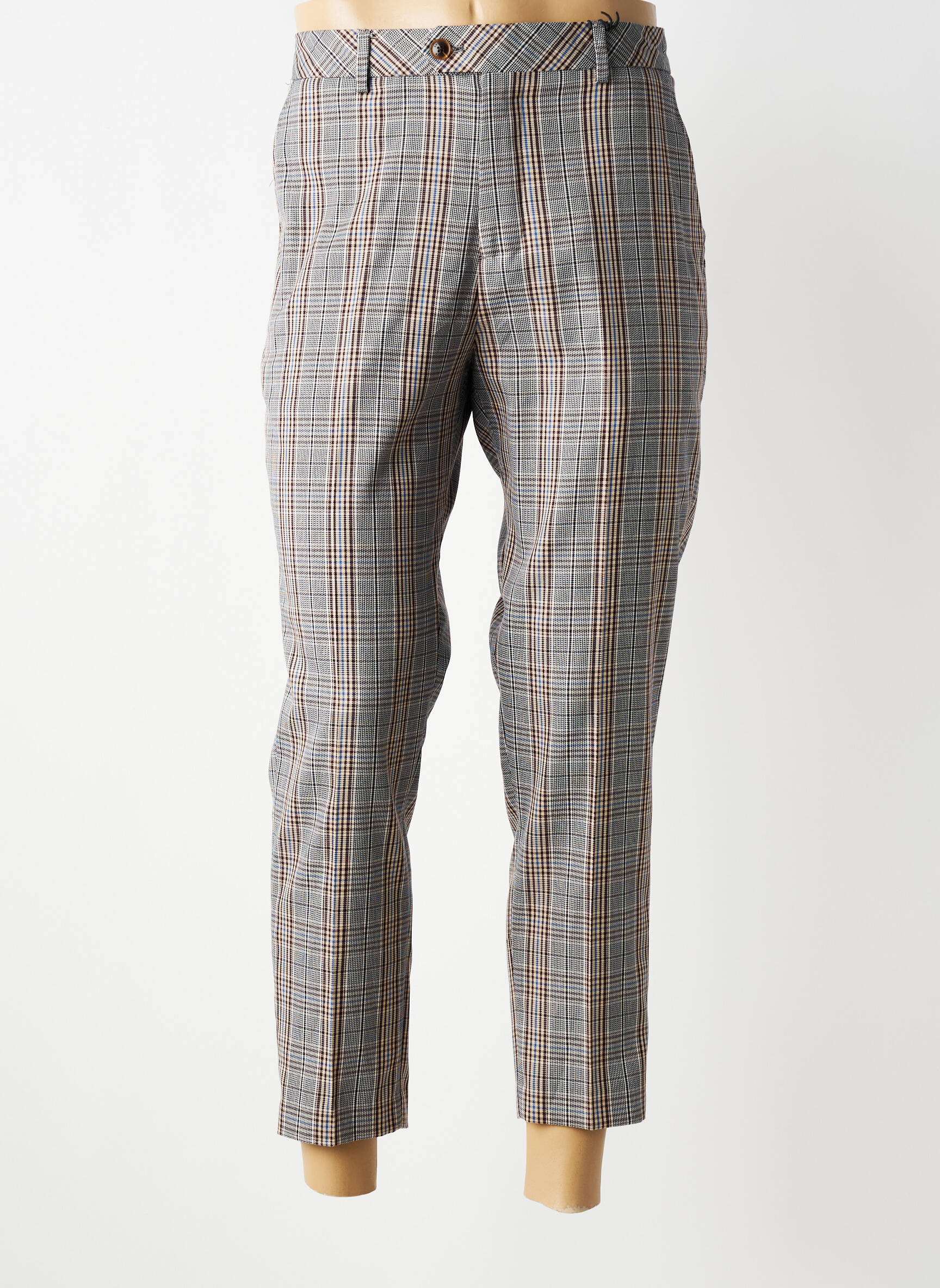 Pantalon 7/8 taille normale taille normale gris SCOTCH & SODA homme