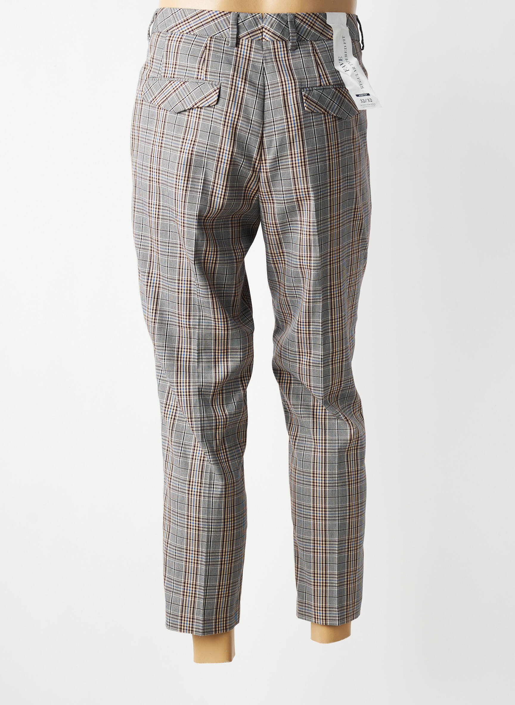 Pantalon 7/8 taille normale taille normale gris SCOTCH & SODA homme