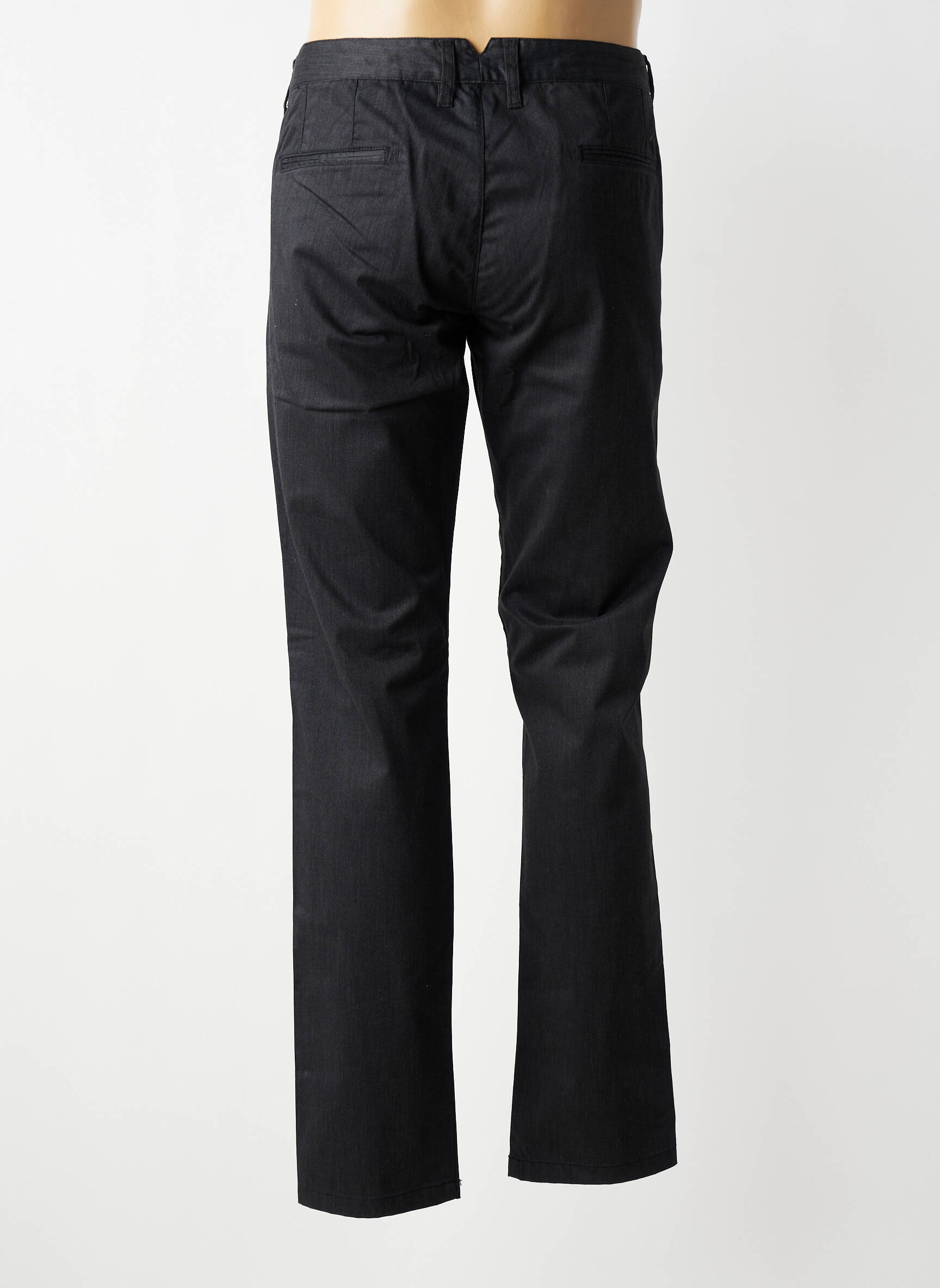 Pantalon droit tissage chiné taille normale gris ARMANI homme
