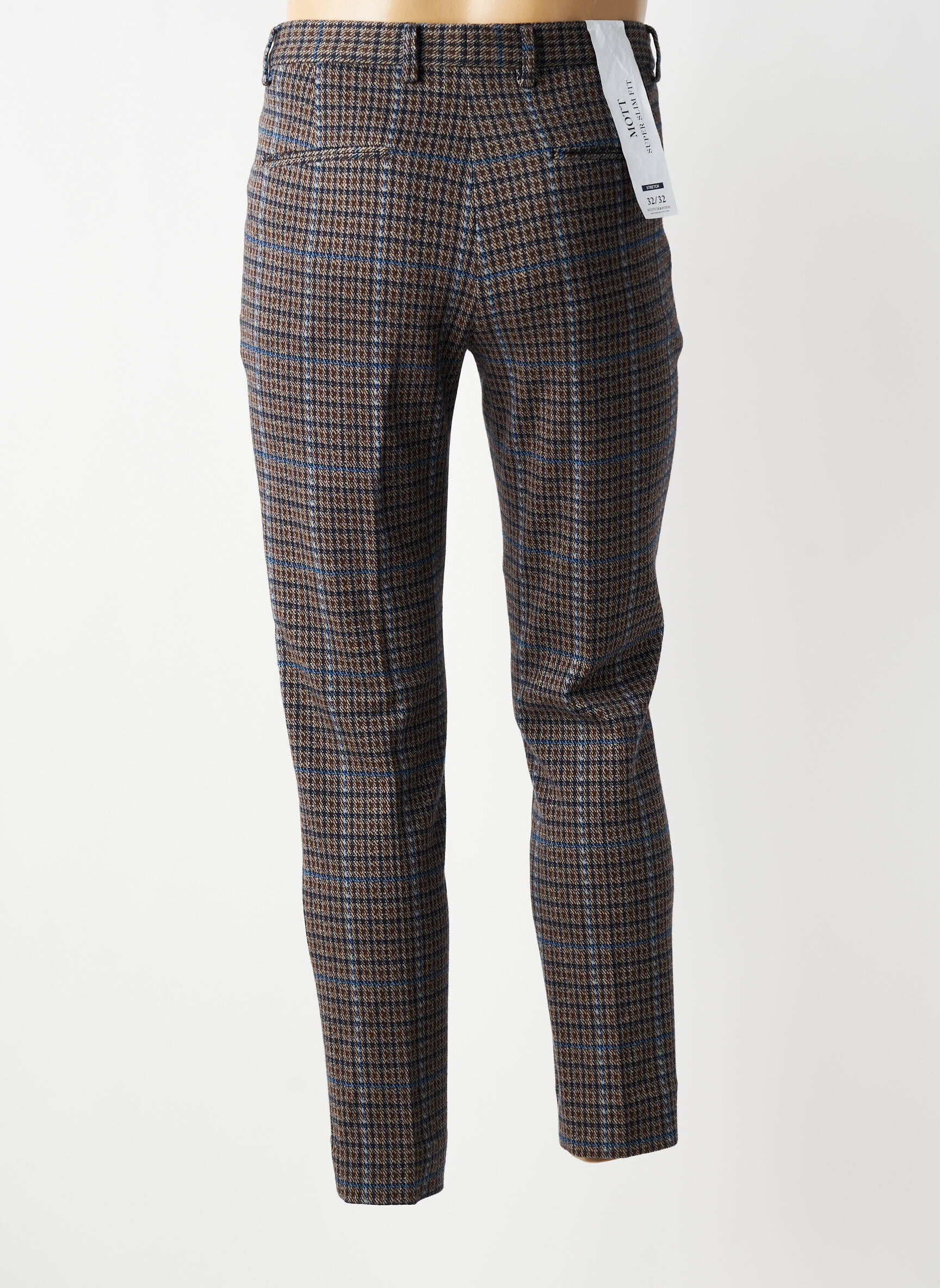 Pantalon chino poches bleu SCOTCH & SODA homme
