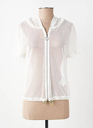 Veste casual col rond blanc TUZZI femme