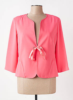 Veste chic manches 3/4 rose DIVAS femme
