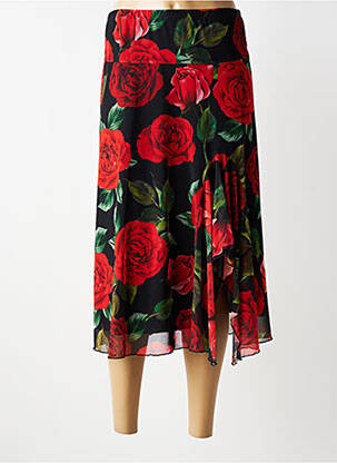 Jupe mi-longue doublure rouge OLIVIER PHILIPS femme