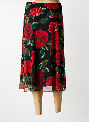 Jupe mi-longue doublure rouge OLIVIER PHILIPS femme