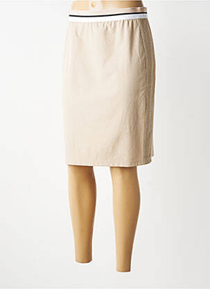 Jupe mi-longue stretch beige TUZZI femme