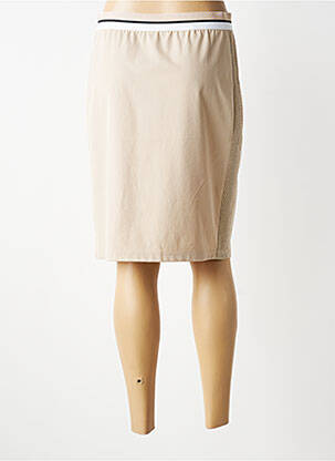Jupe mi-longue stretch beige TUZZI femme