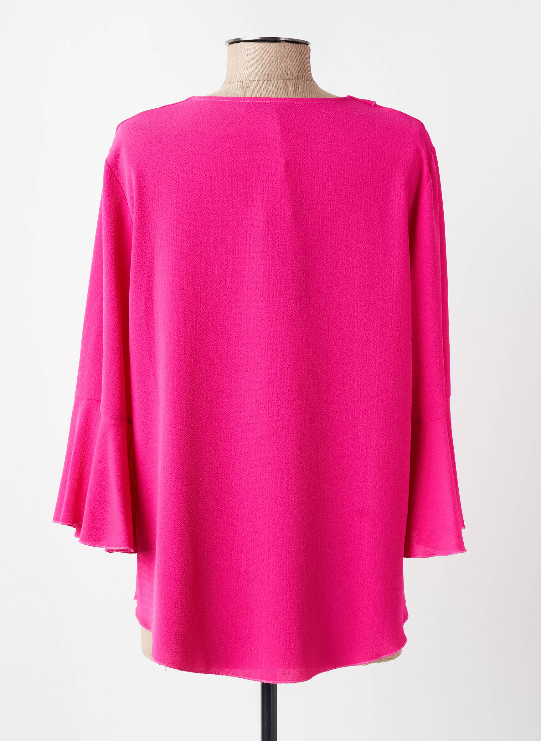 Blouse manches 3/4 manches 3/4 rose ELEONORA AMADEI femme