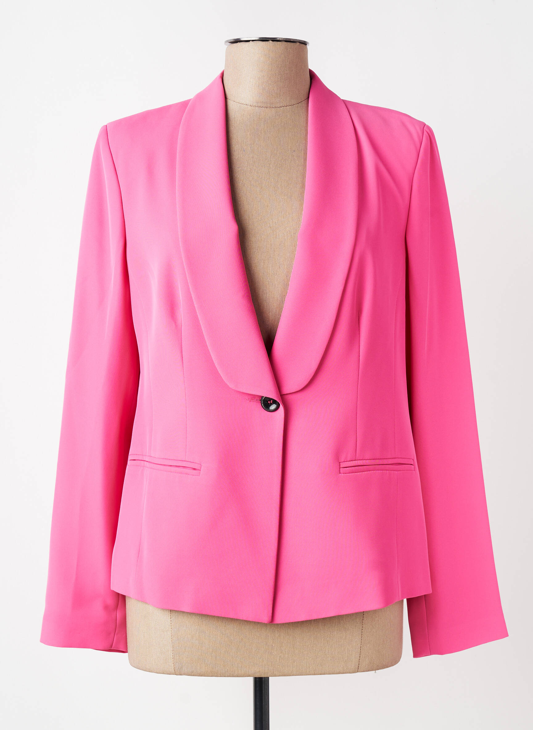 Blazer poches rose TWISTER femme