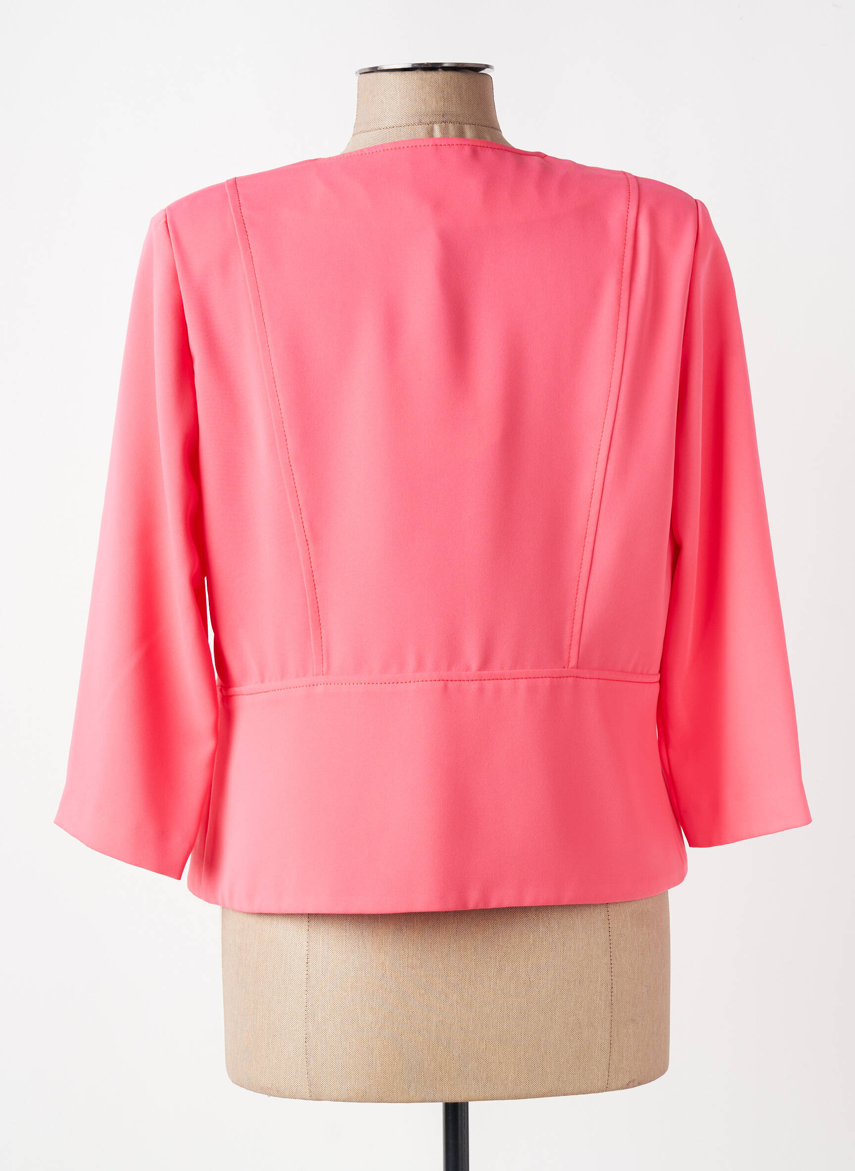 Veste chic manches 3/4 rose DIVAS femme