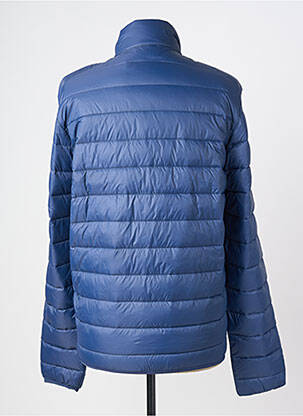 Doudoune manches longues sans capuche bleu SOLID homme
