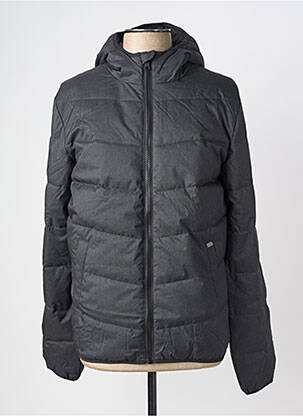 Doudoune manches longues a capuche gris SOLID homme