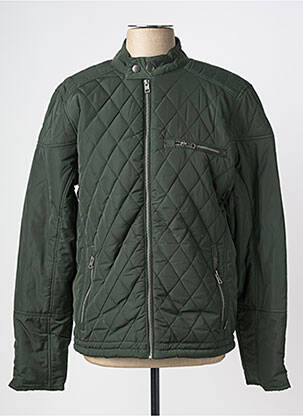 Doudoune manches longues sans capuche vert SOLID homme