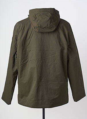 Parka coupe droite a capuche vert SOLID homme