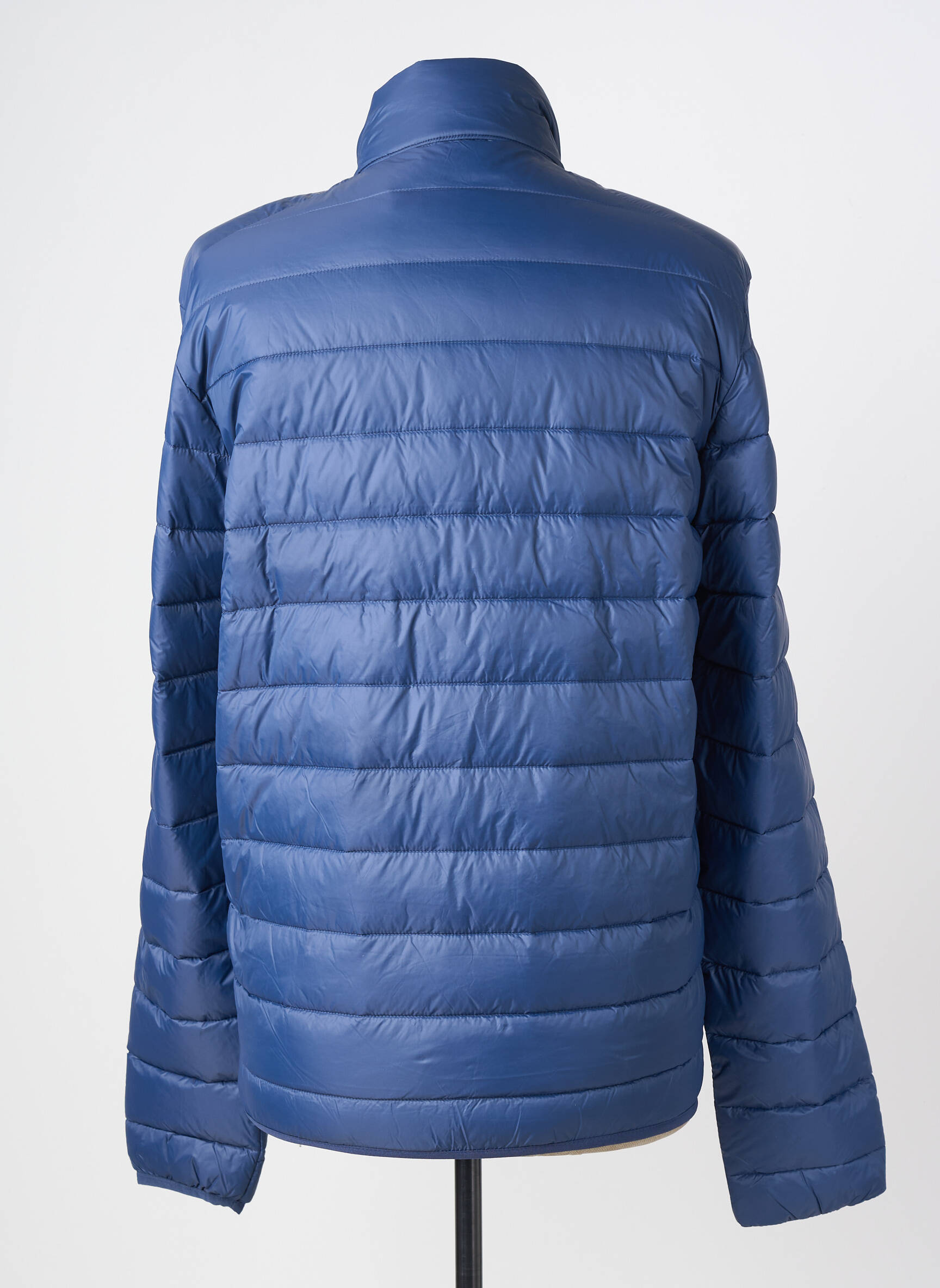 Doudoune manches longues sans capuche bleu SOLID homme