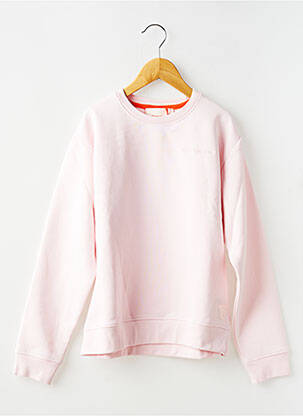 Sweat-shirt manches longues manches longues rose GERTRUDE fille