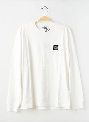 T-shirt manches longues manches longues beige STONE ISLAND garçon
