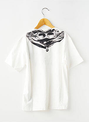 T-shirt stretch manches courtes blanc CP COMPANY garçon