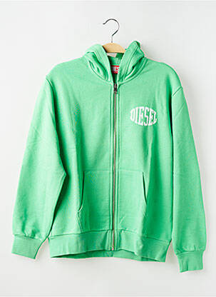 Veste casual col rond vert DIESEL garçon